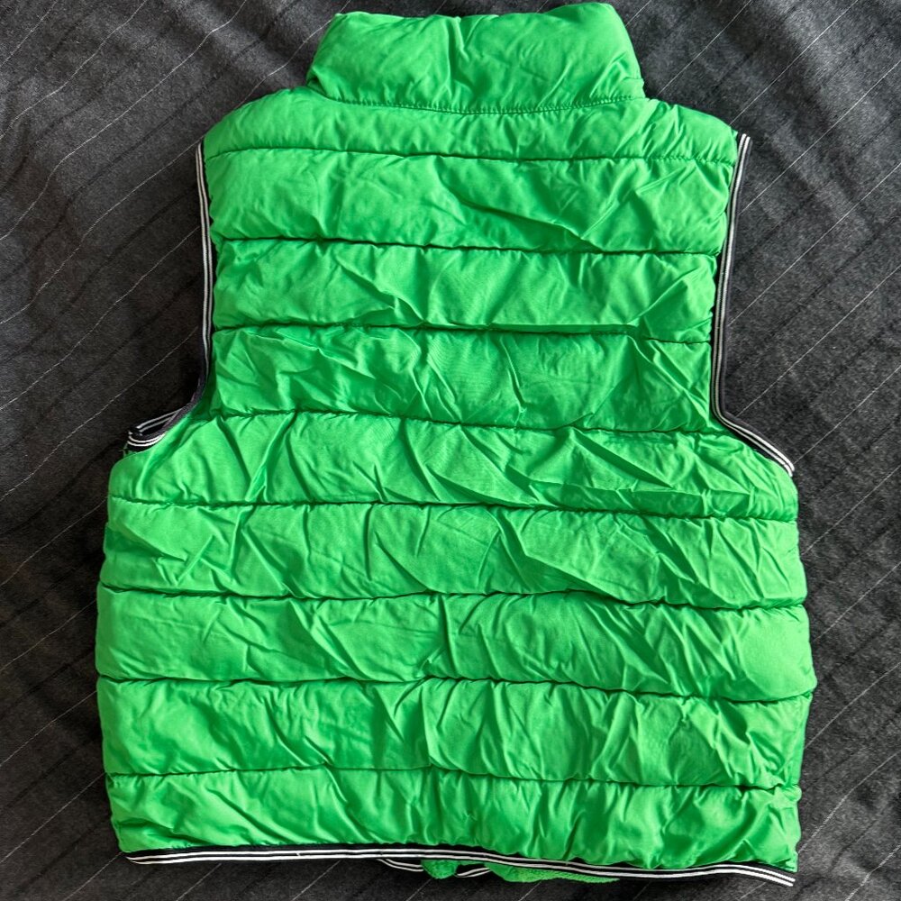 Gap Kids Green Puffer Vest Size Medium - Picture 2 of 4